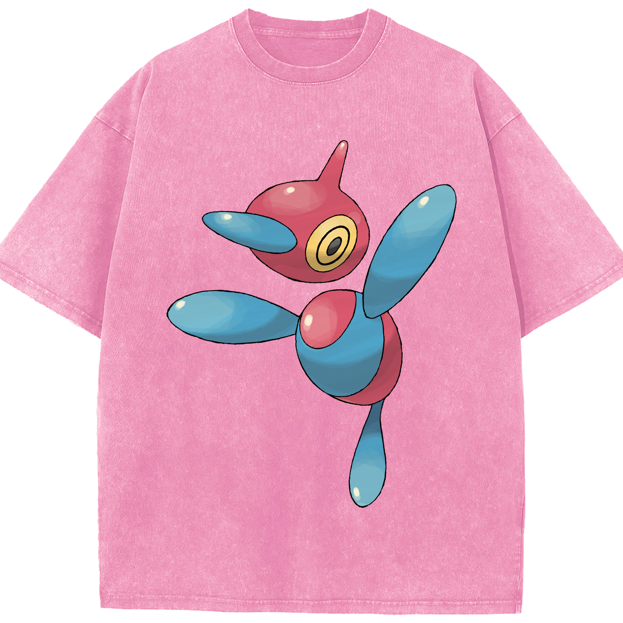 （画像用） ポケットモンスター Pokémon 綿100% ヴィンテージ風 半袖Tシャツ（フロントプリント）